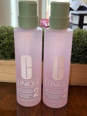 Clinique Clarifying Lotion 2 Toner | Lot of 2 Full Size 400mL Bottles | NWOB 💜